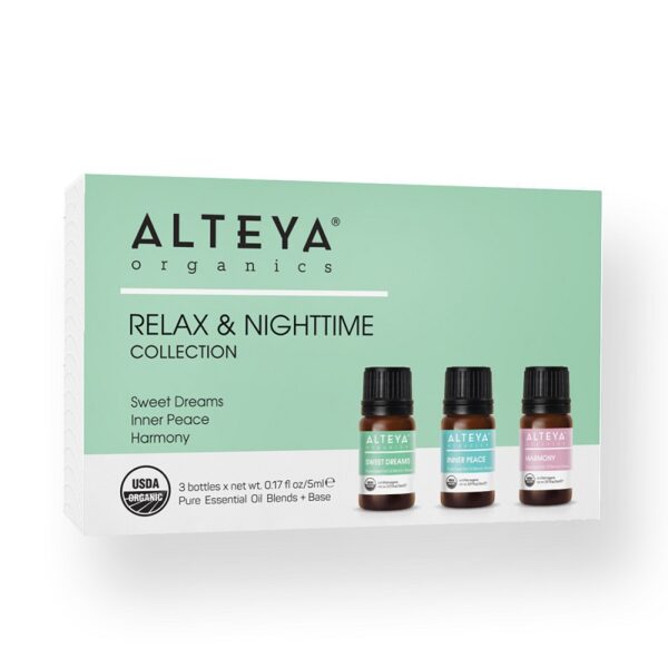 Alteya Organics - Økologiske Essentielle olier - Relax & Nighttime Gaveæske - Alteya Organics