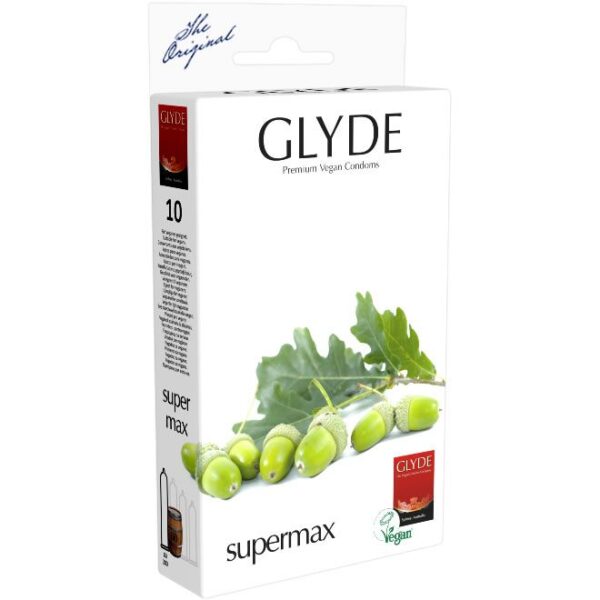 GLYDE - Kondomer Supermax 10 stk. - GLYDE