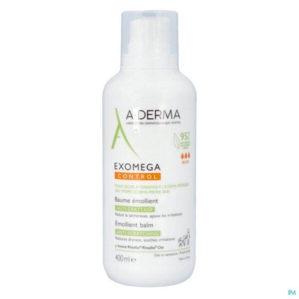 A Derma - Exomega Control Emollient Balm - 400 ml - a derma