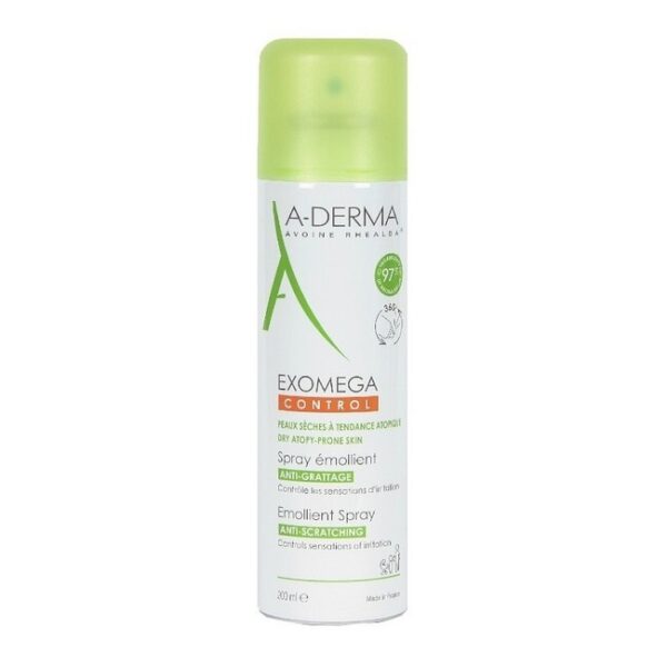 A Derma - Exomega Control Emollient Spray - 200 ml - a derma