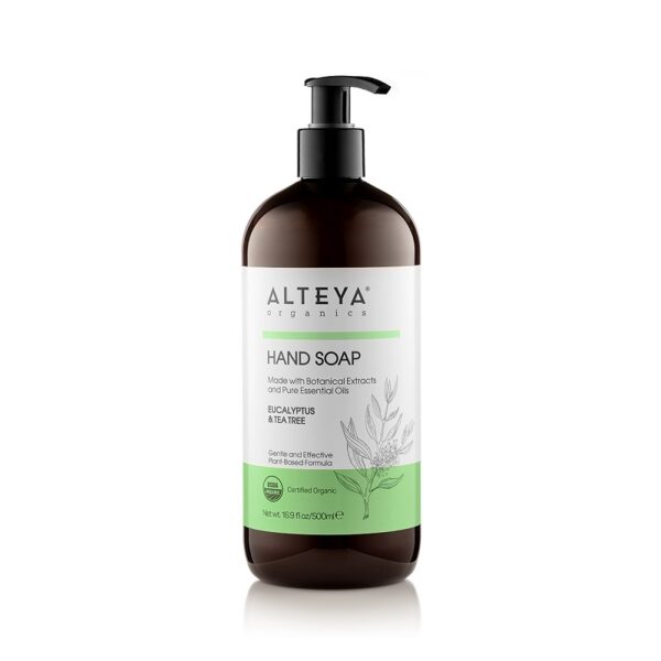 Alteya Organics - Økologisk Flydende Håndsæbe - Eucalyptus & Tea Tree 500ml - Alteya Organics