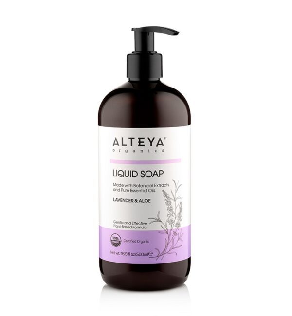 Alteya Organics - Økologisk Flydende Sæbe - Lavender & Aloe 500ml - Alteya Organics