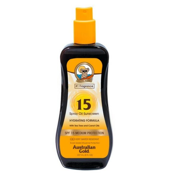 Australian Gold - Hydrating Sun Oil Spray Carrot SPF15 - 237 ml - australian gold