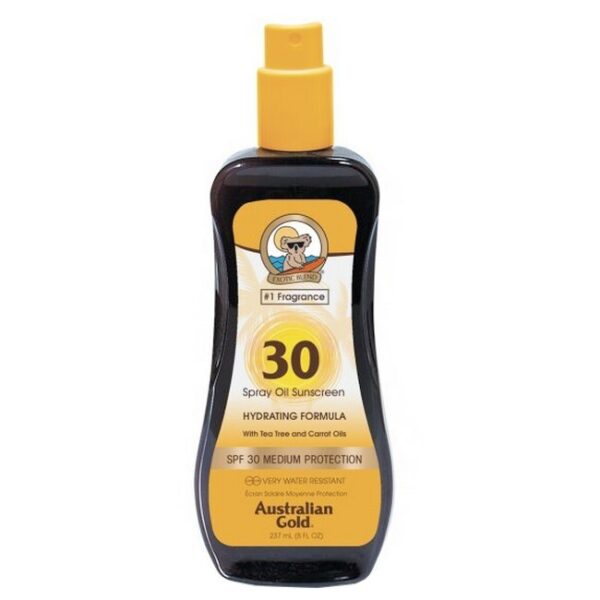 Australian Gold - Spray Oil Sunscreen Carrot & Tea Tree Oils SPF 30 - 237 ml - australian gold