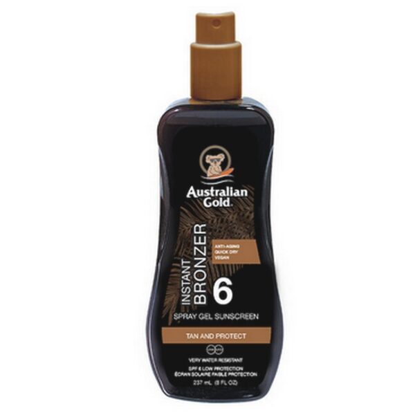 Australian Gold - Sun Spray Gel Instant Bronzer SPF 6 - 237 ml - australian gold