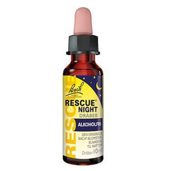 Bach Rescue - Night Dråber - 10 ml - bach rescue