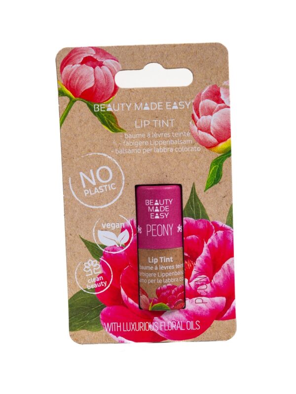 Beauty Made Easy® - Lip balm tint - Peony - BEAUTY MADE EASY®