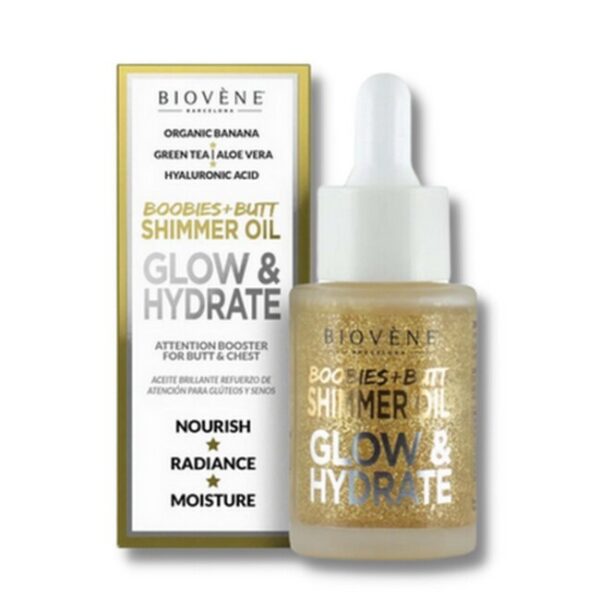 Biovene - Glow & Hydrate Shimmer Oil for Boobies & Butt - 30 ml - biovene