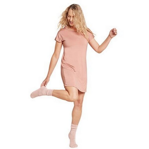 Boody - Goodnight Nightdress Dusty Pink Str S - boody