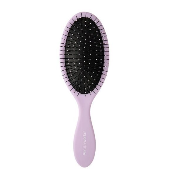 BrushWorks - Oval Detangling Hair Brush Purple - brushworks