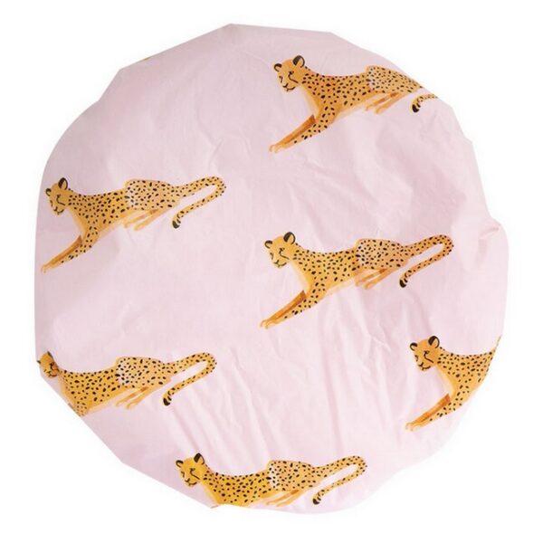 BrushWorks - Reversible Shower Cap - Leopard Pattern - brushworks