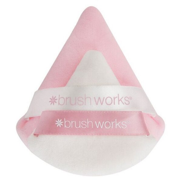 Brushworks - Triangular Powder Puff Duo 2 Pak - brushworks