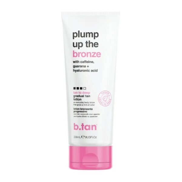 b.tan - Plump Up The Bronze Gradual Tan Lotion - Tan To Deep - 236 ml - b.tan