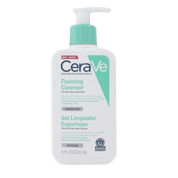 CeraVe - Foaming Cleanser Normal To Oily Skin - 236 ml - cerave