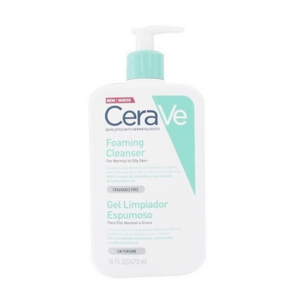 CeraVe - Foaming Cleanser Normal To Oily Skin - 473 ml - cerave