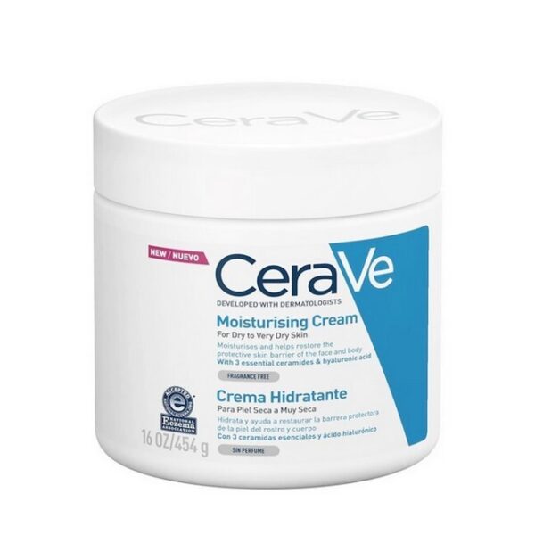 CeraVe - Moisturising Cream Dry to Very Dry Skin - 454 g - cerave