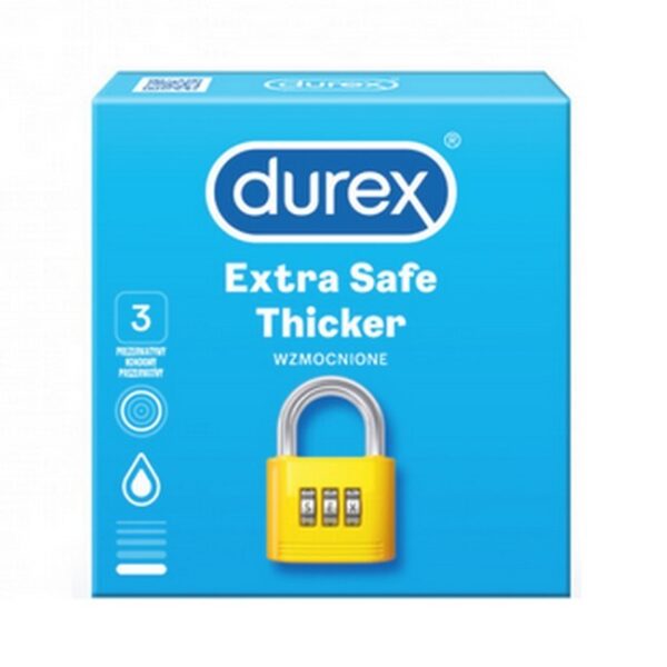 Durex - Extra Safe Kondomer - 3 Stk. - durex