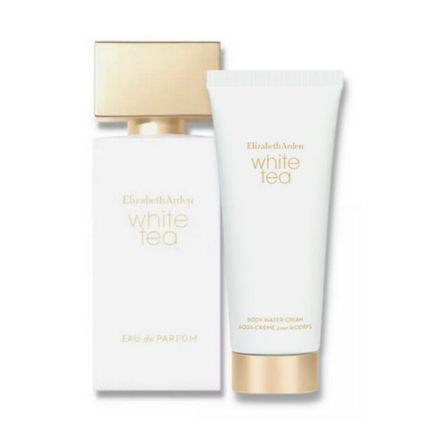 Elizabeth Arden - White Tea Eau de Parfum Sæt - 100 ml Edp & Body Lotion - elizabeth arden