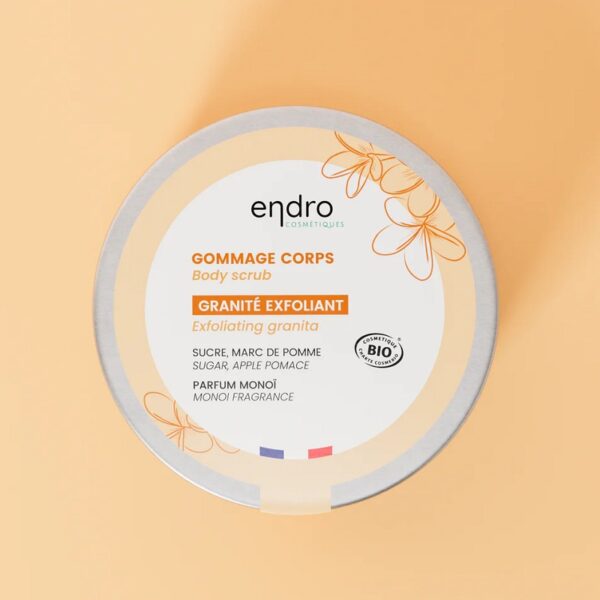 endro cosmètiques - Bio Sugar Body Scrub - Monoï - endro Cosmétiques