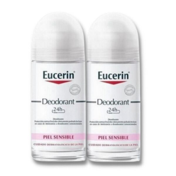 Eucerin - Deodorant Duo Roll On Sensitiv 24H - 2 x 50 ml - eucerin