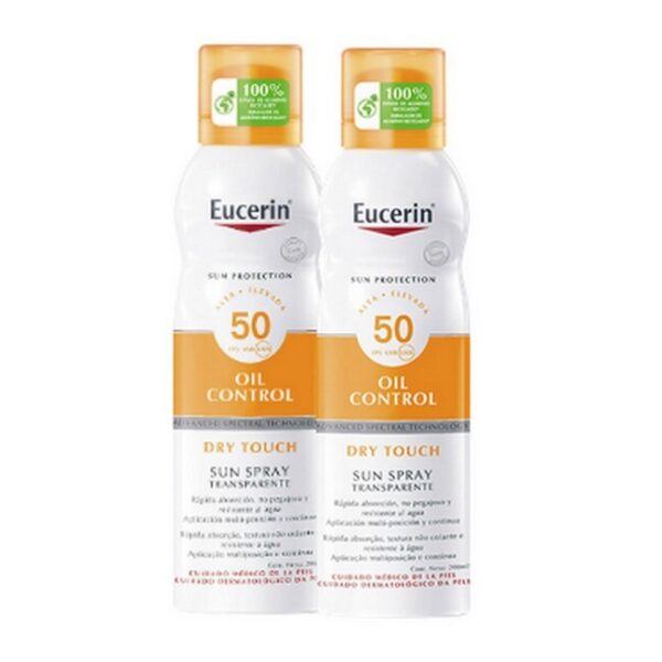 Eucerin - Sun Spray Oil Control Dry Touch SPF50 - 2 x 200 ml - eucerin