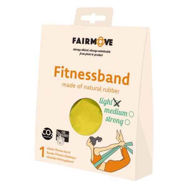 FAIR MOVE - Fitnessbånd Gul Light - FAIR MOVE