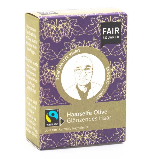 FAIR SQUARED - Økologisk Oliven Shampoobar UNO - Normalt Hår - FAIR SQUARED