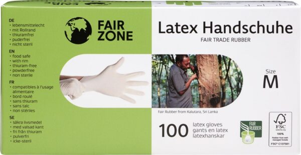 FAIR ZONE - Latex Handsker str. M - FAIR ZONE