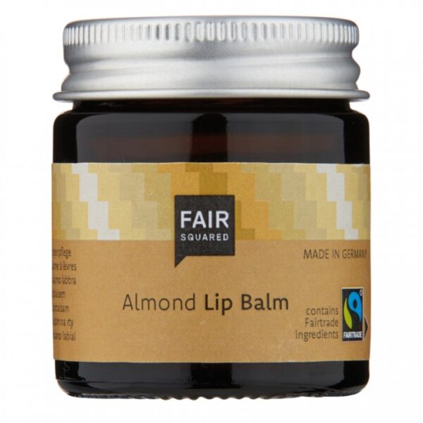 FAIR SQUARED - Lip Balm Almond 20g - Zero Waste - FAIR SQUARED