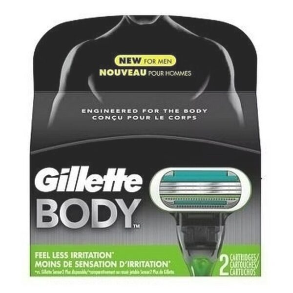 Gillette - Body Barberblade - 2 Stk - gillette