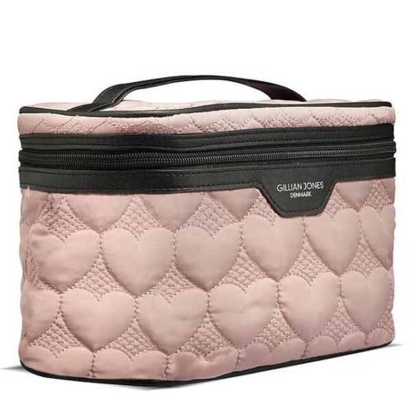 Gillian Jones - Beautyboks Rosa Hjerter Urban Travel Box Quilted Heart - gillian jones