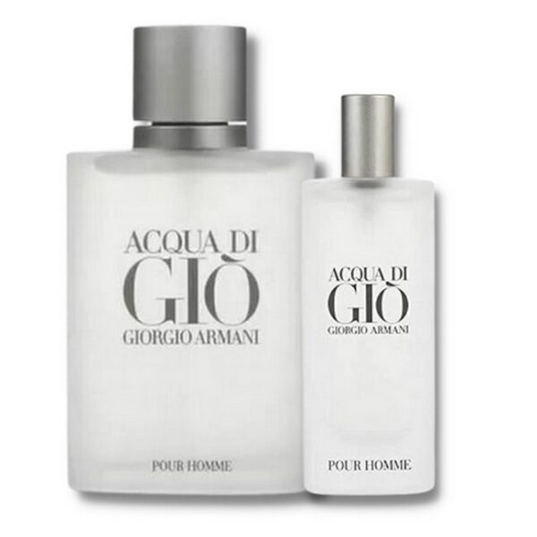 Giorgio Armani - Acqua Di Gio Gavesæt - 50 ml Edt & 15 ml Edt - giorgio armani