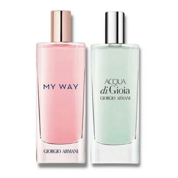 Giorgio Armani - My Way & Acqua di Gioia Sæt - 2 x 15 ml - Edp - giorgio armani