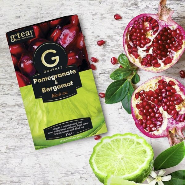 g'tea! - Gourmet Black Tea - Pomegranate & Bergamot - g'tea