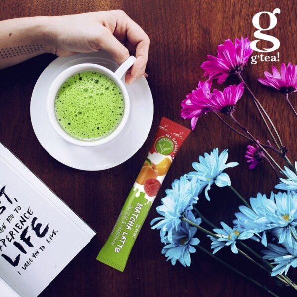 g'tea! - Matcha Tea LATTE - Apricot & raspberry - g'tea