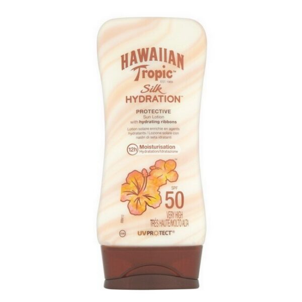 Hawaiian Tropic - Silk Sun Lotion SPF 50 - 180 ml - hawaiian tropic