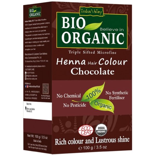 Indus Valley - Bio Organic Henna Hair Color Chocolate - Indus Valley