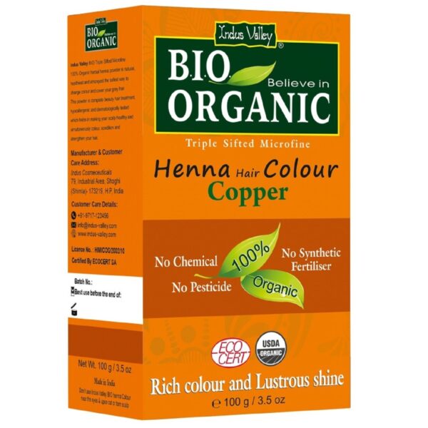 Indus Valley - Bio Organic Henna Hair Color Copper - Indus Valley