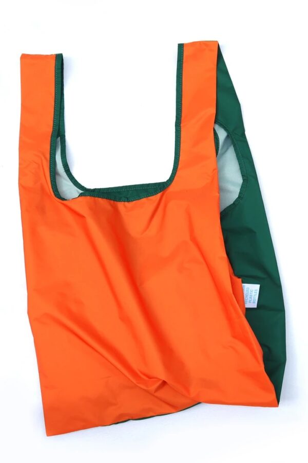 KIND BAG - Bicolour Orange & Green Indkøbspose i Medium - KIND BAG