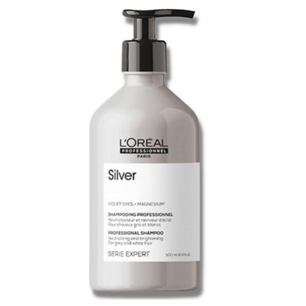 Loreal - Professionnel Serie Expert Silver Shampoo - 500 ml - loreal