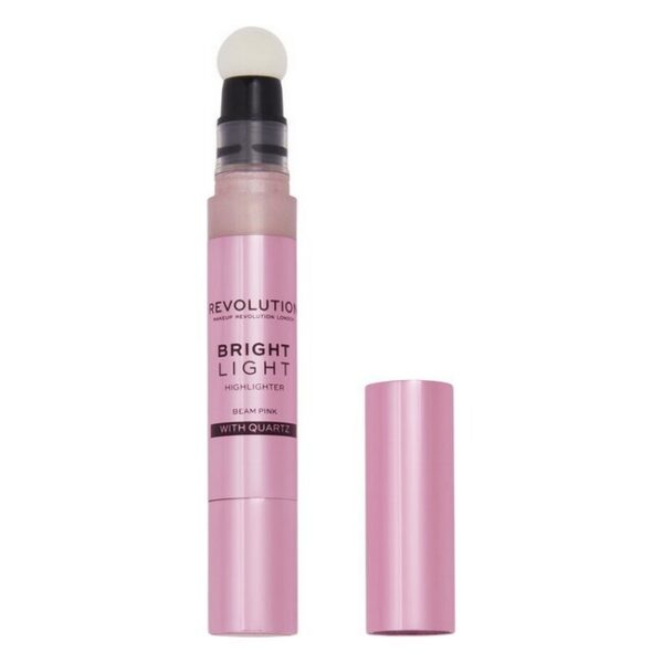 Makeup Revolution - Bright Light Highlighter Beam Pink 3 ml - makeup revolution