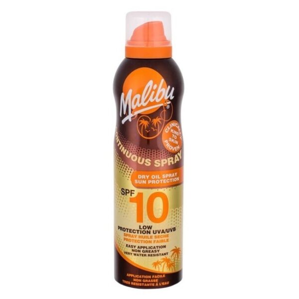 Malibu Sun - Continous Dry Oil Sun Spray SPF10 - 175 ml - malibu sun