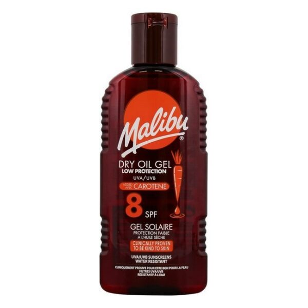 Malibu Sun - Dry Oil Gel Carotene SPF 8 - 200 ml - malibu sun