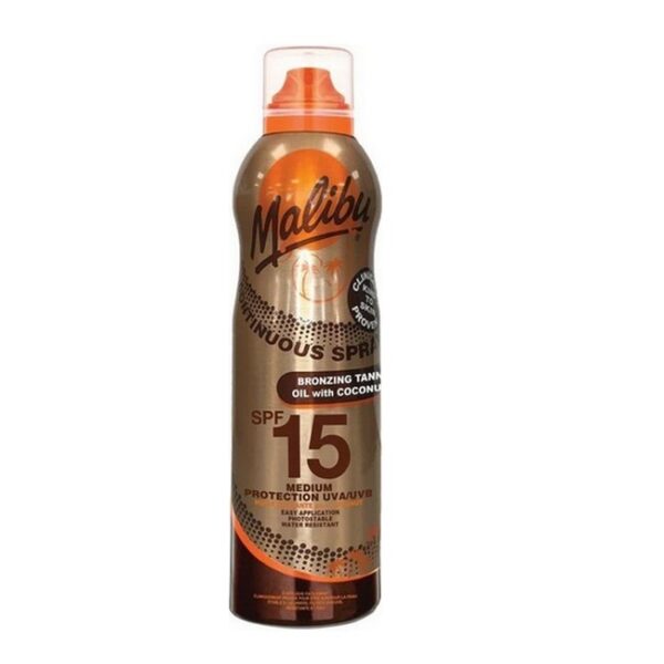 Malibu Sun - SPF15 Bronzing Oil Coconut Sun Spray - 175 ml - malibu sun