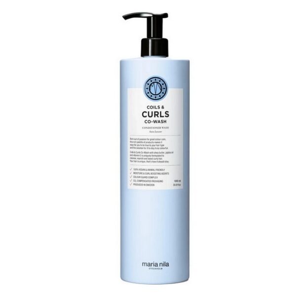 Maria Nila - Coils & Curls Co Wash - 1000 ml - maria nila