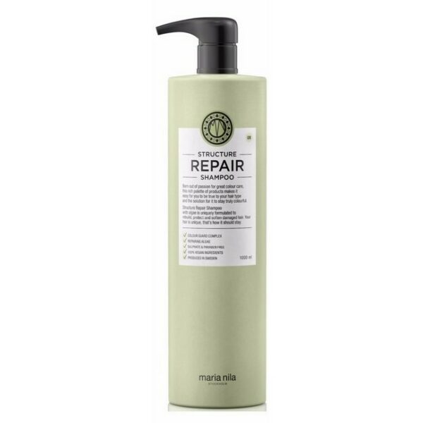 Maria Nila - Structure Repair Shampoo - 1000 ml - maria nila