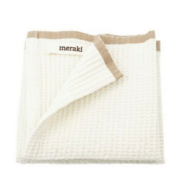 Meraki - Bare Vaskeklude Creme & Sand - 2 Pak - meraki