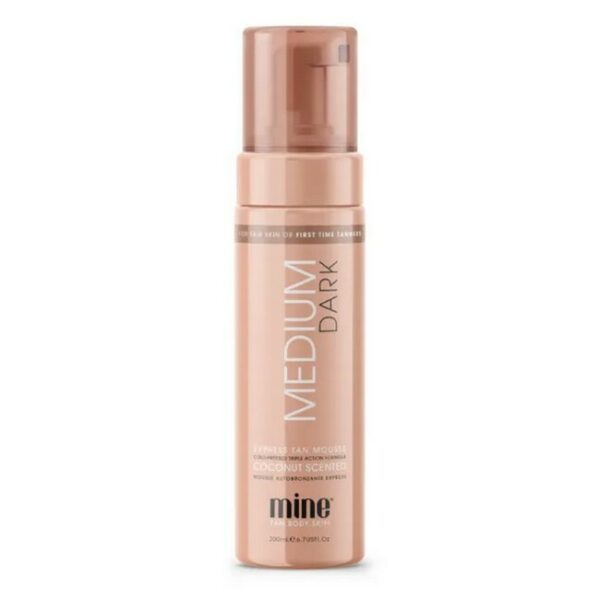 MineTan - Medium Dark Self Tan Mousse - 200 ml - minetan