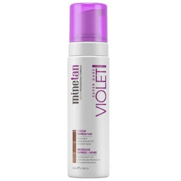 MineTan - Super Dark Violet Self Tan Foam - 200 ml - minetan