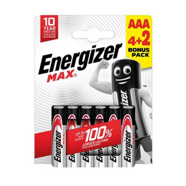 Mix - Energizer Max Power LR06 AA Batterier 6 Stk - mix